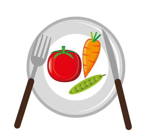 Food design, vector illustration. — Stock Vector