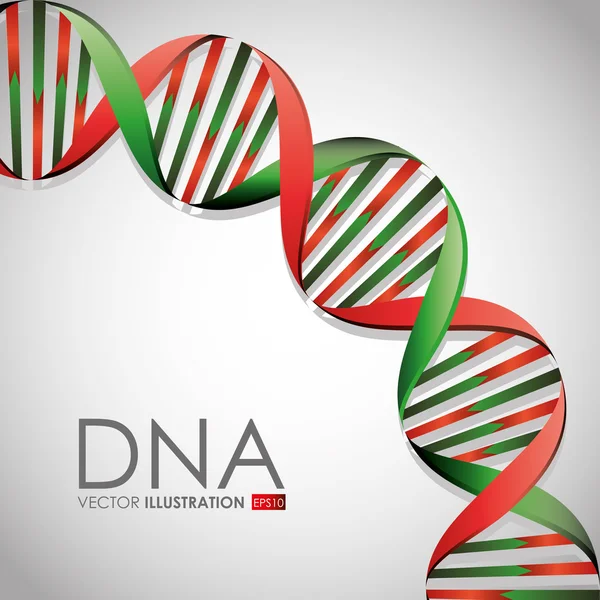 DNA ontwerp illustratie. — Stockvector