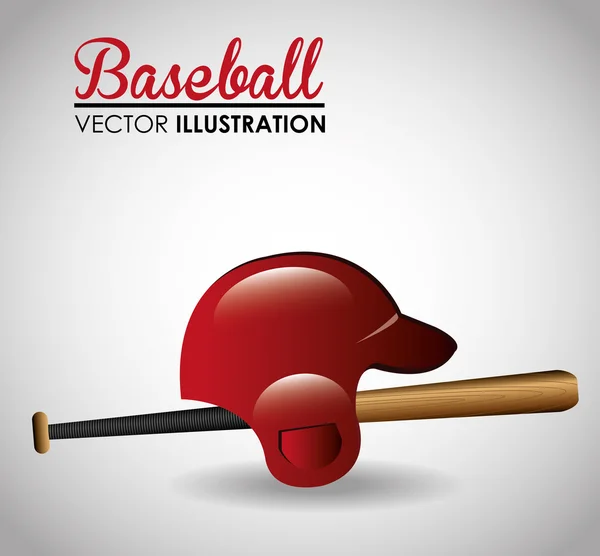 Baseball Design Illustration. — Stockvektor