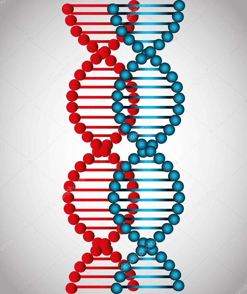 DNA design illustration.