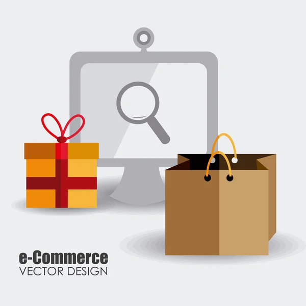 Illustration zum E-Commerce-Design. — Stockvektor