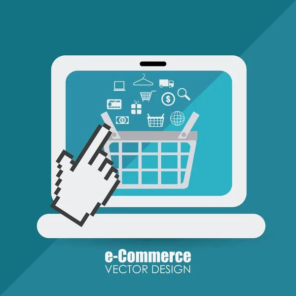 Illustration zum E-Commerce-Design. — Stockvektor