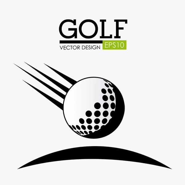 Golf projekt ilustracja. — Wektor stockowy