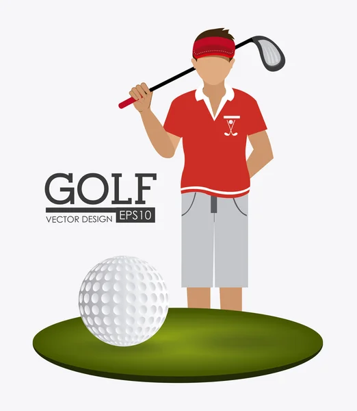 Golf design illustration. — Stock vektor