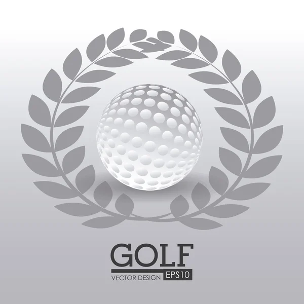 Golf design illustration.