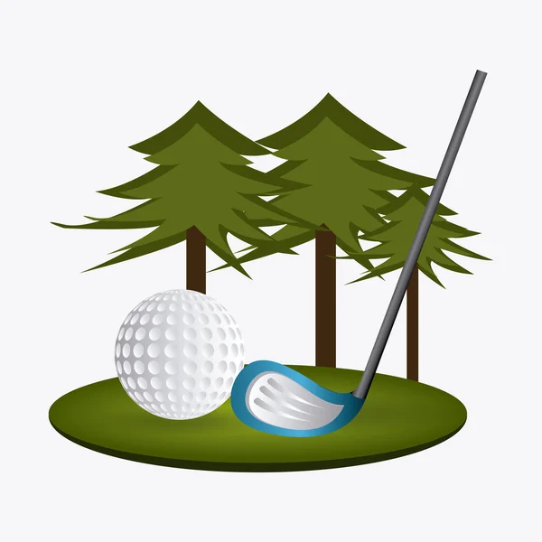 Golf design illustration. — Stock Vector