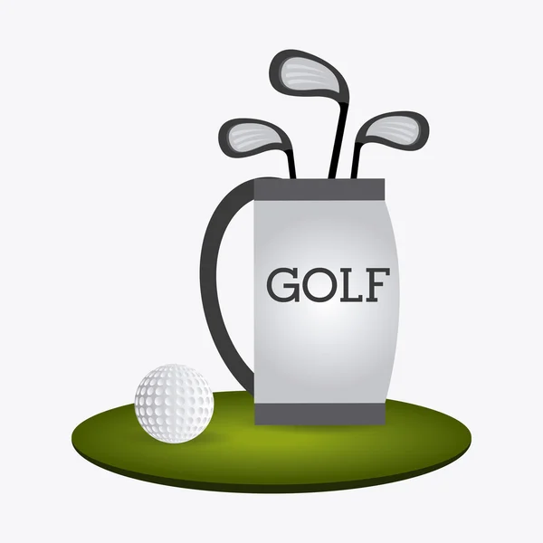 Golf ontwerp illustratie. — Stockvector