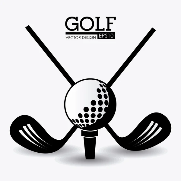 Golf design illustration. — Stock Vector