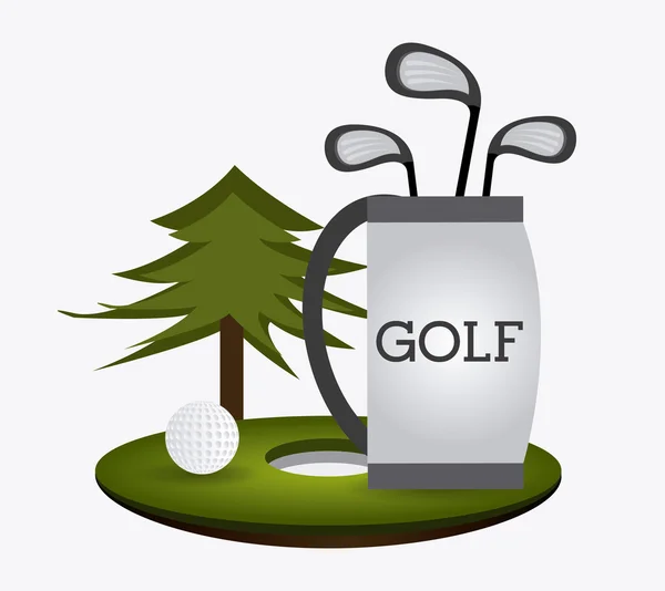 Illustrazione Golf design . — Vettoriale Stock
