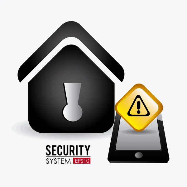 Security design illustration. — Stock Vector