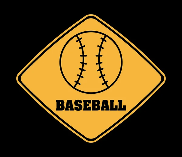 Desporto de basebol — Vetor de Stock