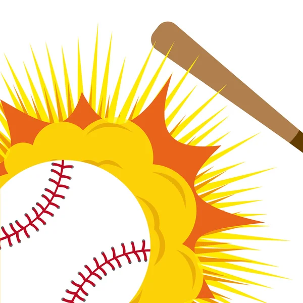 Deporte de béisbol — Vector de stock