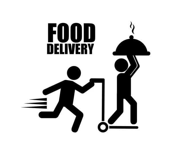 Доставка продуктов питания — стоковый вектор
