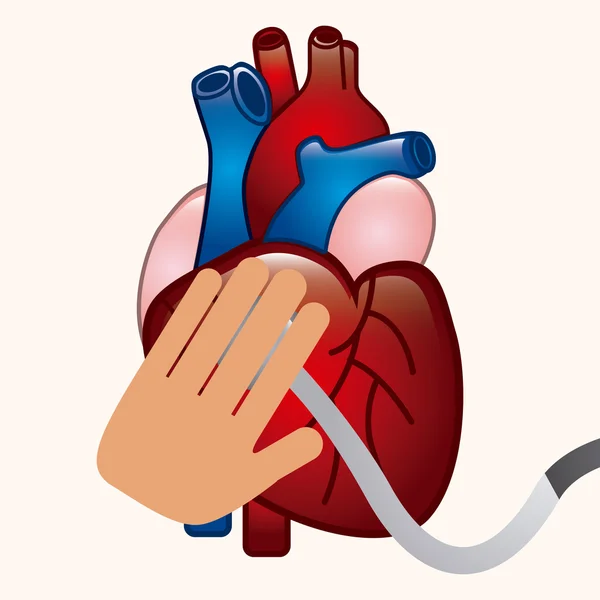 Cardiologia — Vetor de Stock