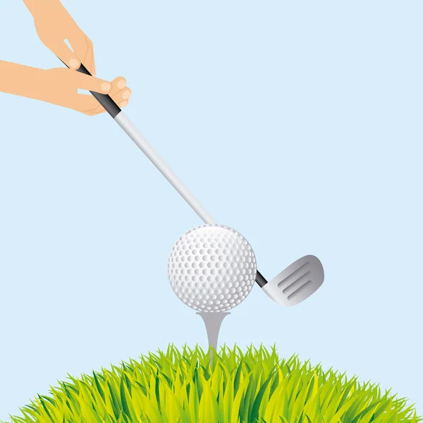 Golf Sport — Stockový vektor