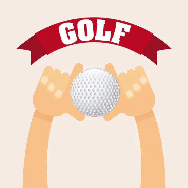 Golf sport — Stock Vector