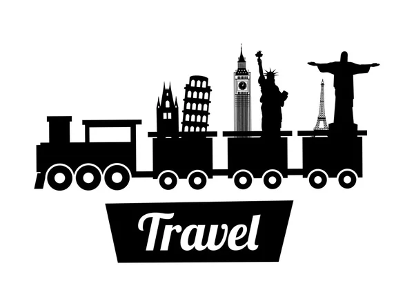 Travel vacations — Stock Vector