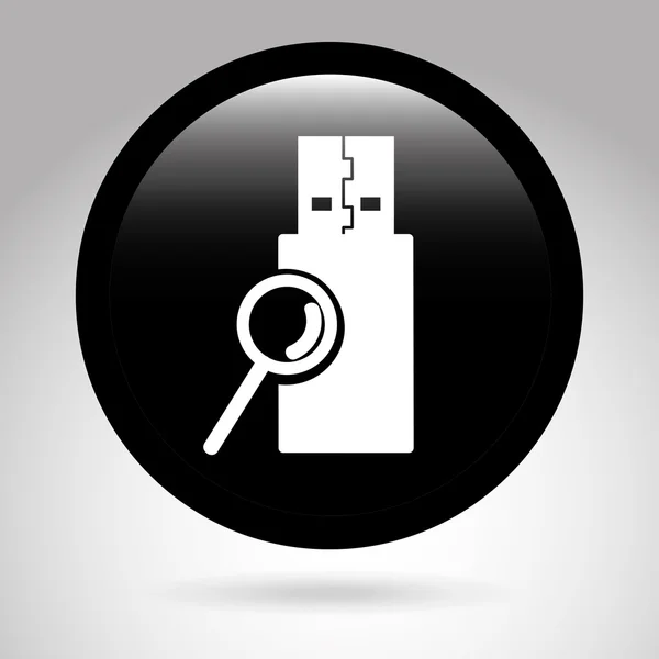 USB-Anschluss — Stockvektor