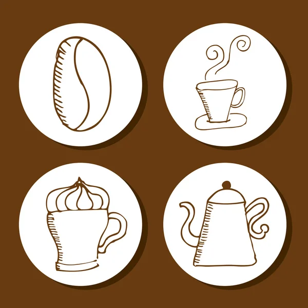 Café-restaurant — Image vectorielle