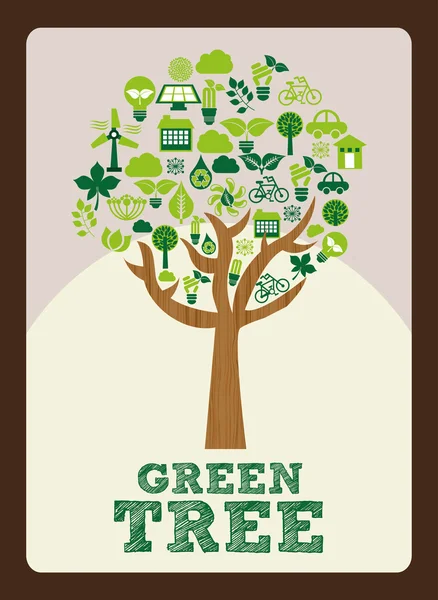 Eco friendly — Stock Vector