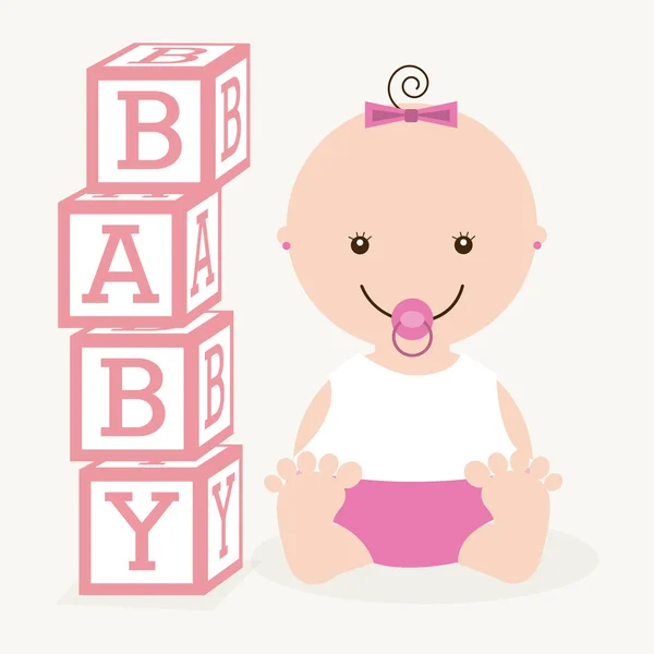 Toys baby — Stock Vector