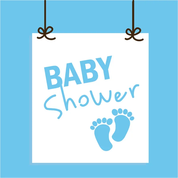 Babydusche — Stockvektor