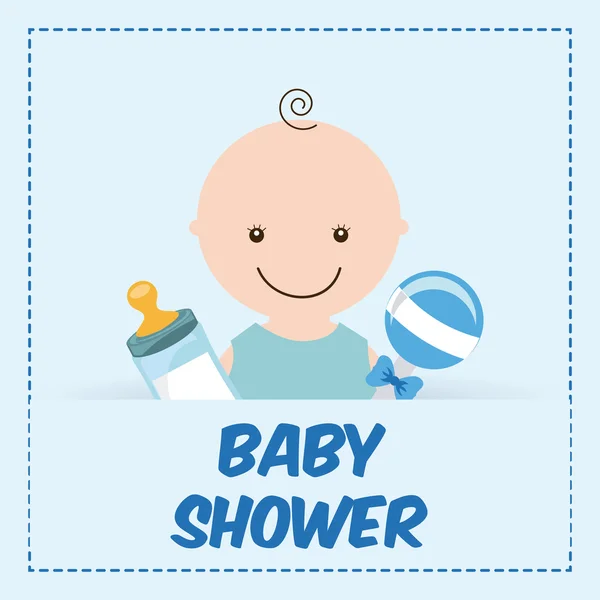 Babydusche — Stockvektor