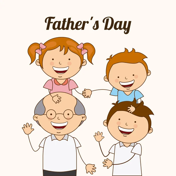 Fathers day — Stock Vector