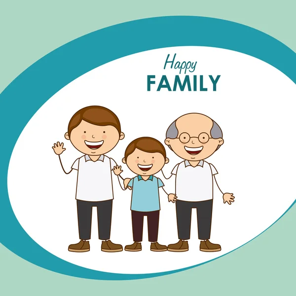 Familie liefde — Stockvector