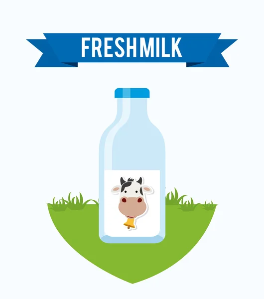 Mléčný výrobek — Stockový vektor