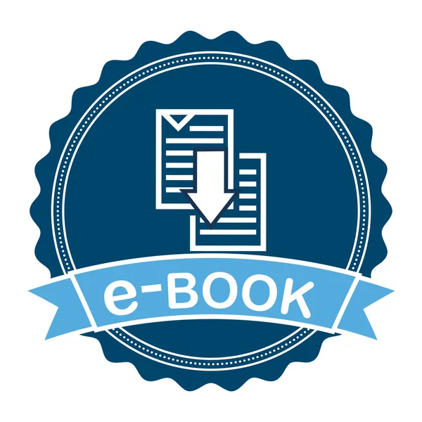 E-bookdesign — Stock Vector