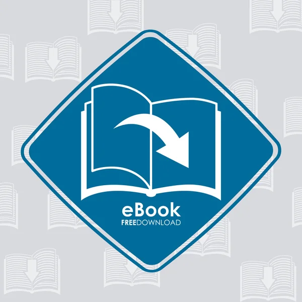 E-livro — Vetor de Stock