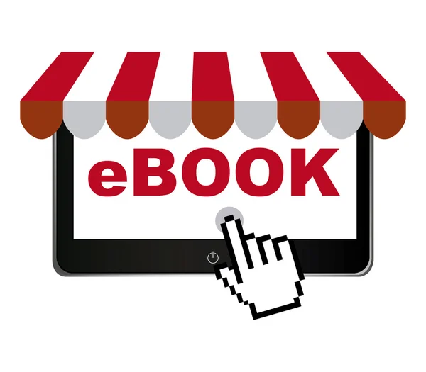 E-livro —  Vetores de Stock