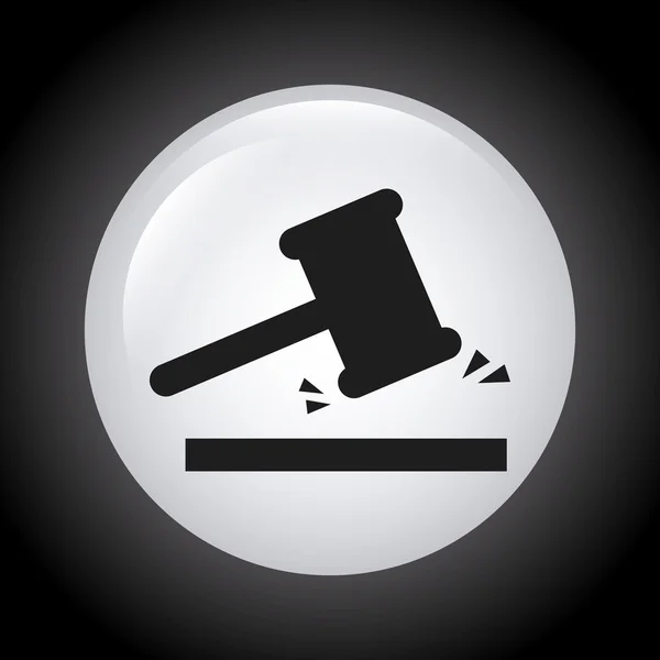 Justice icon — Stock Vector