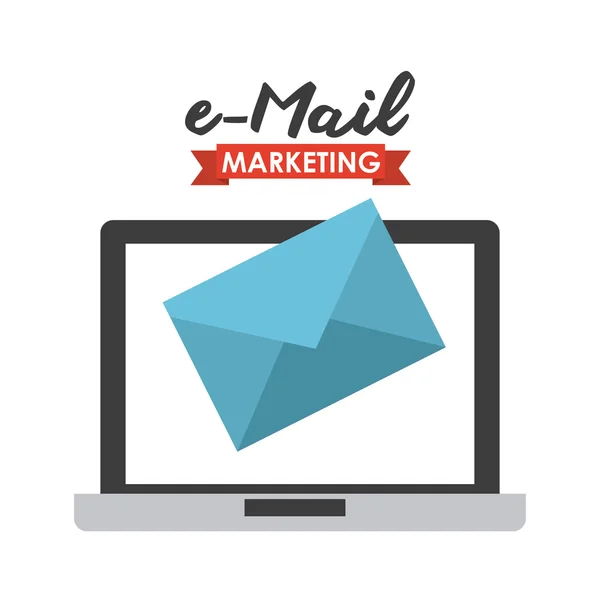 Concepto de email — Vector de stock