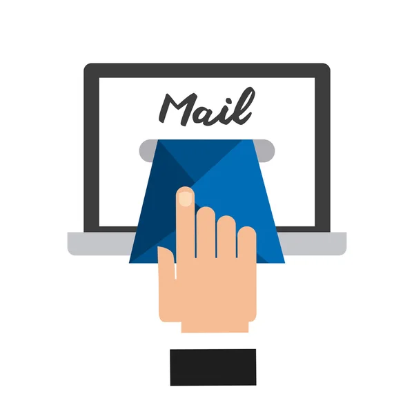 Icono de correo — Vector de stock