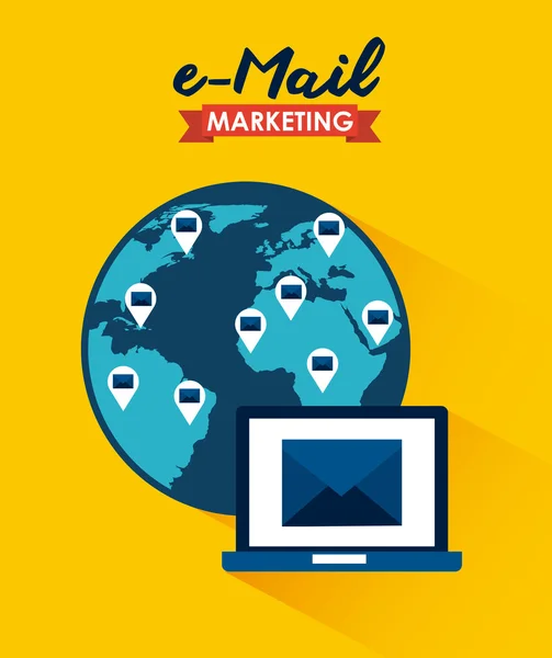 Conceito de email —  Vetores de Stock