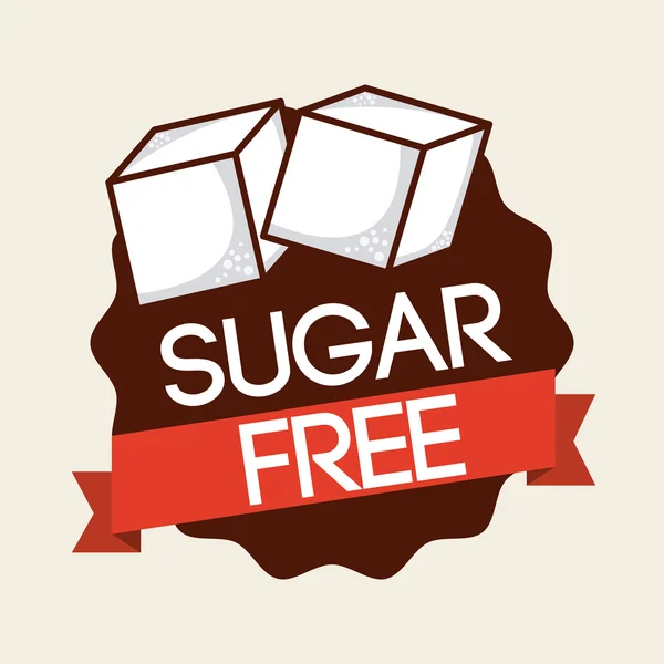 Sugar free — Stock Vector