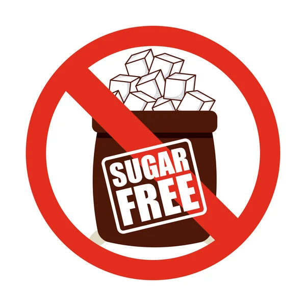 Bez cukru — Wektor stockowy