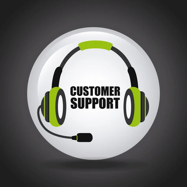 Costumer support — Stock Vector