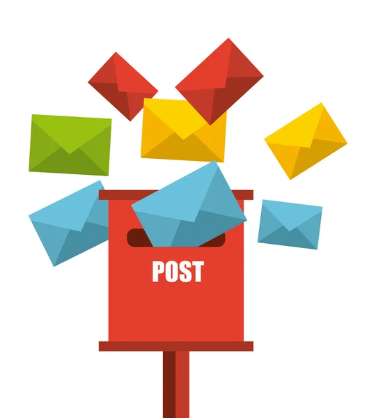 Conceito de correio —  Vetores de Stock