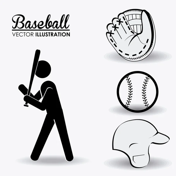 Diseño deportivo, ilustración vectorial . — Vector de stock