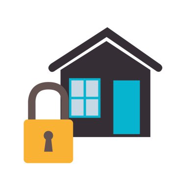 Güvenlik tasarım, vektör çizim.