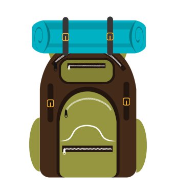 Kamp tasarım, vektör çizim.