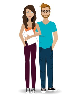 insanlar tasarım, vektör çizim.