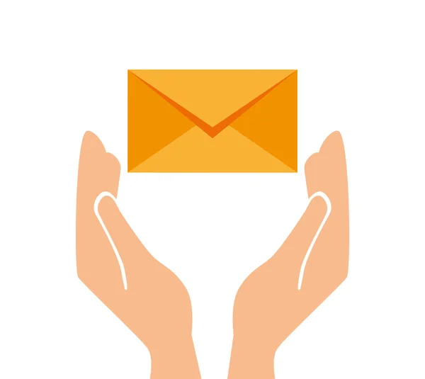 Email marketing design, illustrazione vettoriale . — Vettoriale Stock