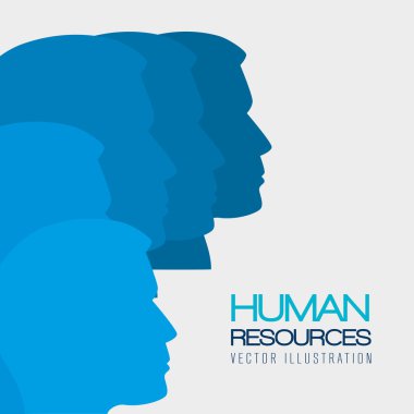 İnsan kaynakları, vektör çizim.