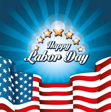 İşçi Bayramı kartları tasarımı, vektör çizim.