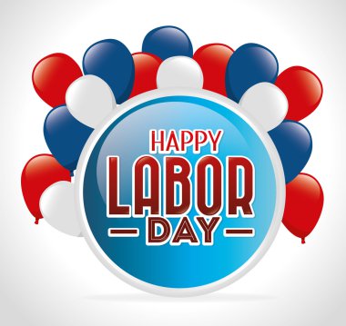 İşçi Bayramı kartları tasarımı, vektör çizim.