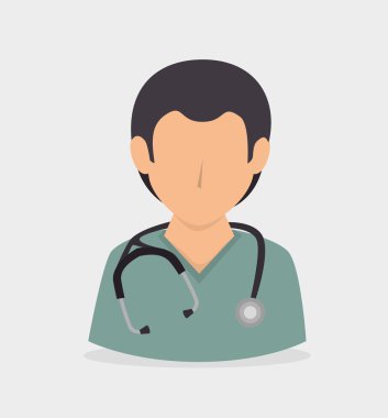 Tıbbi tasarım, vektör çizim.